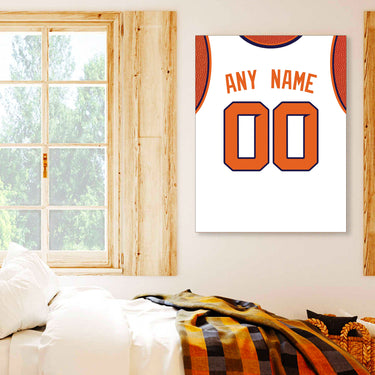 Phoenix Jersey Custom Canvas Print Wall Art for Boy Girl Men Women Basketball Personalized Canvas Art